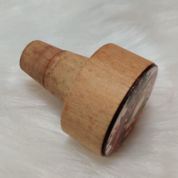 F. Albrecht The Corker Santa Wine Bottle Cork Stopper Barware Christmas Holiday - Picture 4 of 7